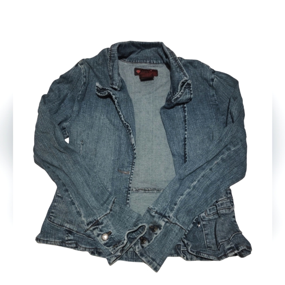First Kiss Blue Jean Jacket  For Women's Size M